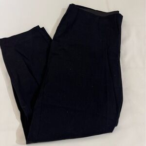 a new day Women's Black Flat Front Dress Pants